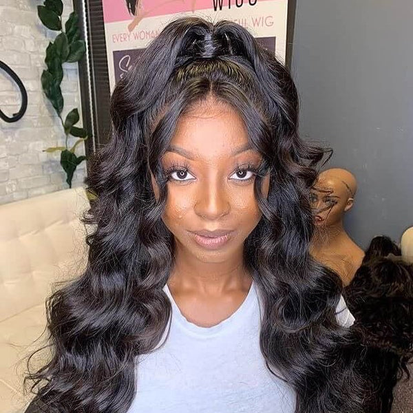 Loose  Wave Wig 13×4 Lace Front Human Hair Wigs For Women Pre Plucked With Baby Hair