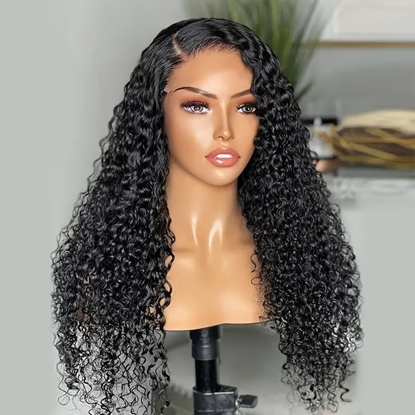 Roya Hair Jerry Curly  Wave Lace Front Wig Human Hair Wigs For Black Women