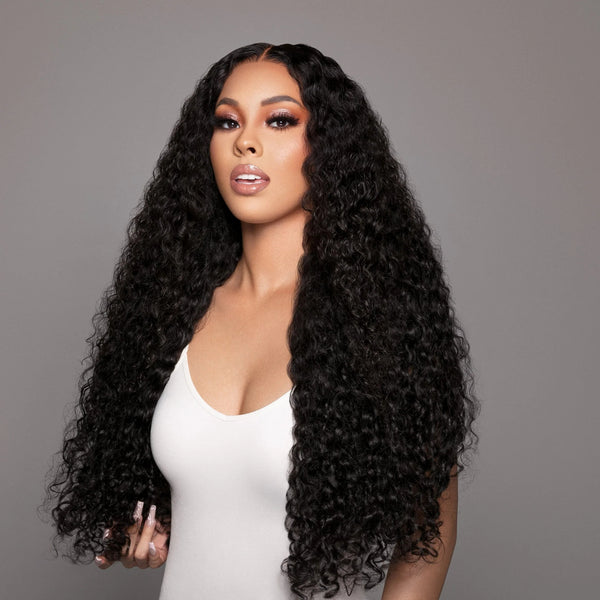 ROYA FULL Lace Glueless Kinky Curly Brazilian 100% Virgin Hair Full Lace Wig