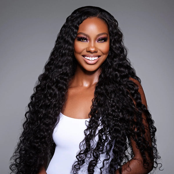 ROYA Hair Natural Wave Glueless  Full Lace Human Hair Wig For Black Women