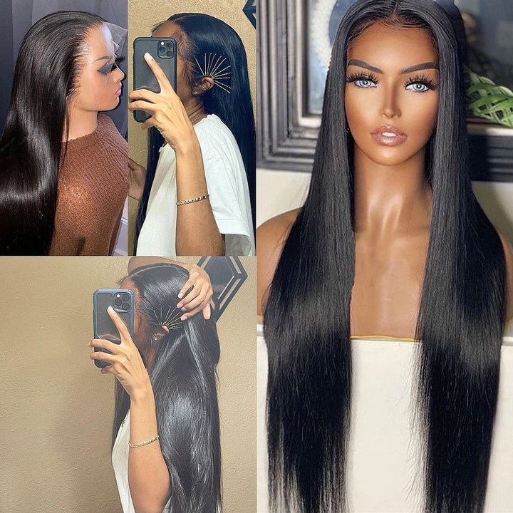  40 Inch Virgin Hair Transparent Hd 13*4 Lace Front Wig