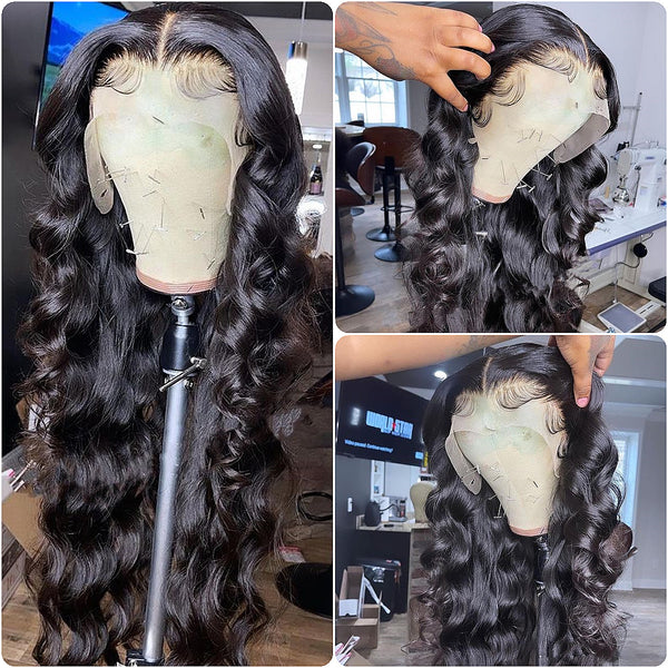 30 Inch Body Wave Lace Frontal Wigs  13×6 HD Transparent Lace Front Wig For Women