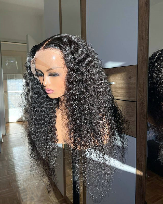 kinky curly wave 13x6 lace front wig