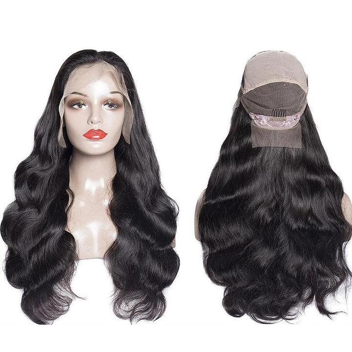 Body Wave Virgin Brazilian Hair wig Glueless Full HD Lace Wig
