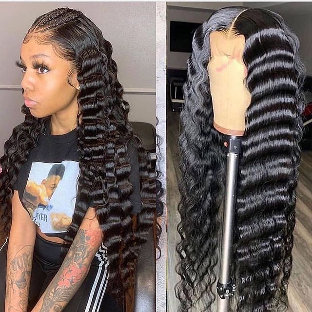 Deep Wave Lace Frontal Wigs