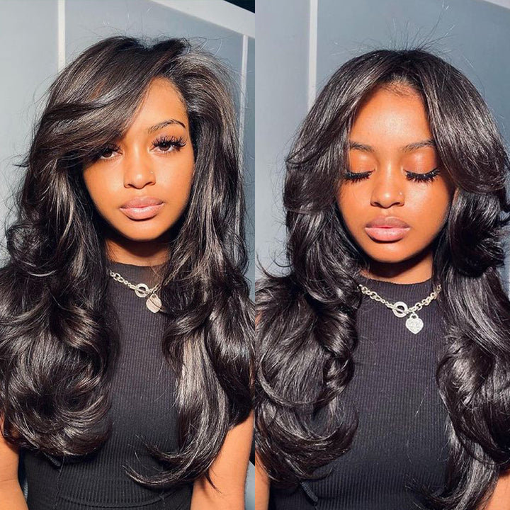  13×6 HD Transparent Lace Front Wig For Women