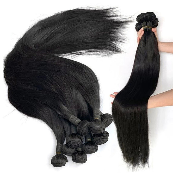 Virgin Malaysian Human Hair Straight 4Bundles