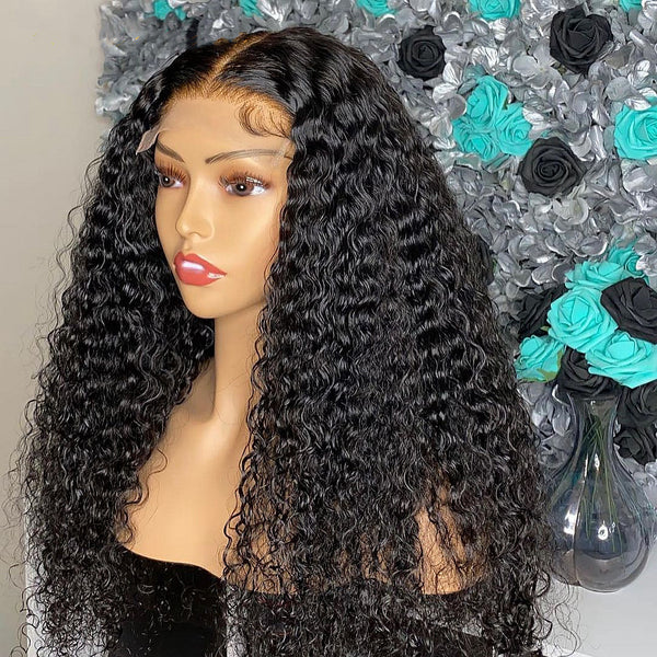 Kinky Curly wave Virgin Hair hd Lace Wig