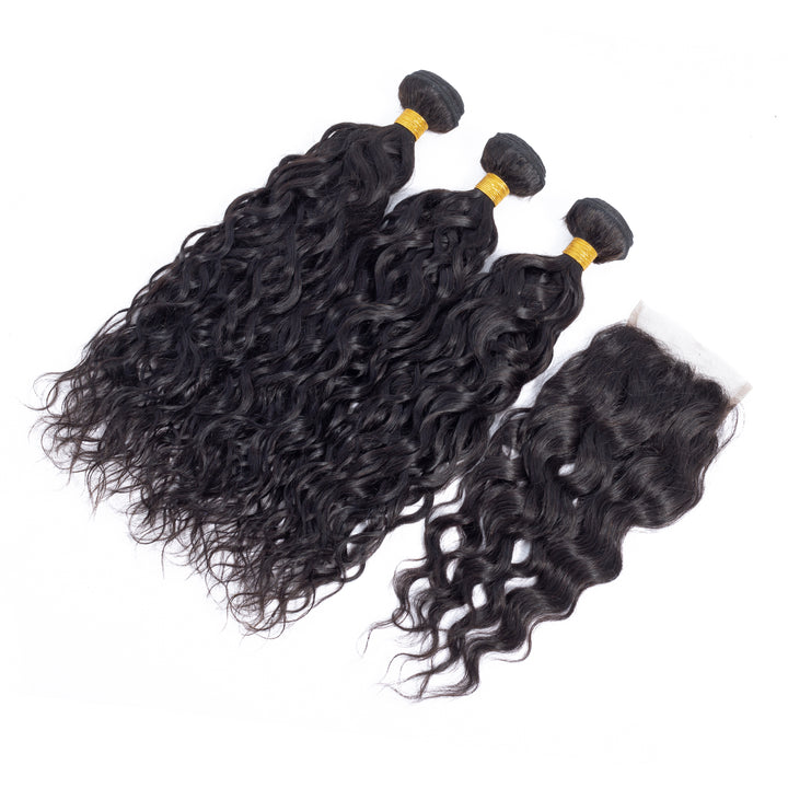 Indian Natural Wave Human Hair Weave 