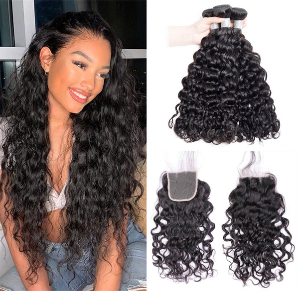 Indian Natural Wave Human Hair Weave 