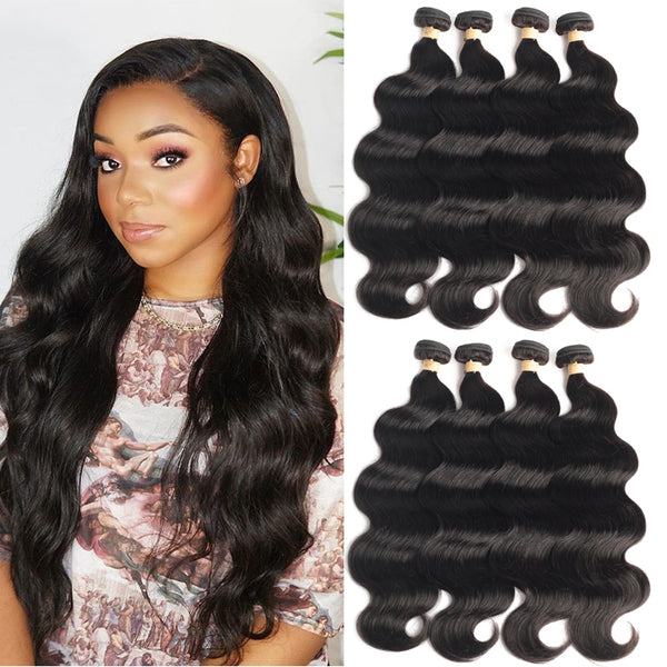 ROYA HAIR 9A Remy Body Wave Brazilian Human Hair Bundles
