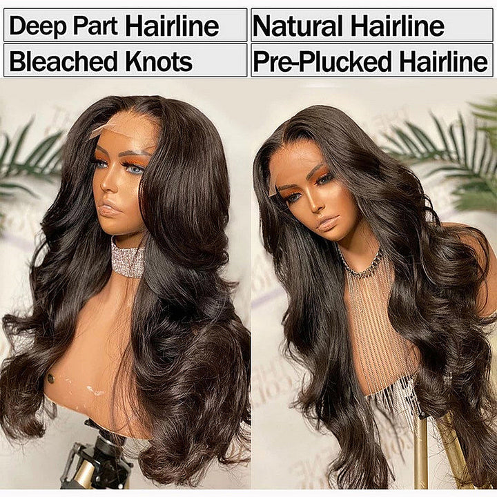 5x5 HD Lace Wigs Body Wave Human Hair Wigs