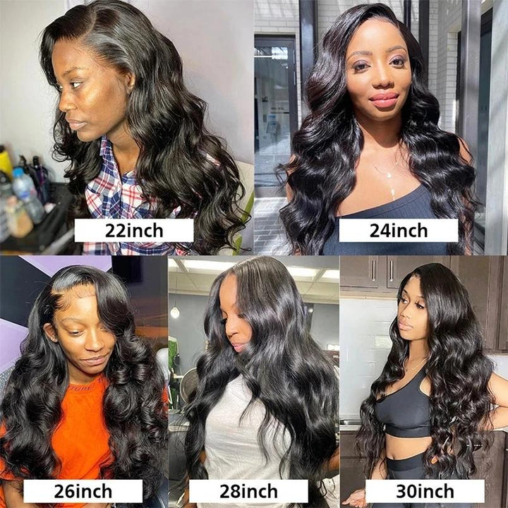 180% Density Virgin Hair Body Wave Wigs