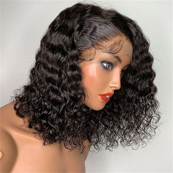  Deep Curly Wave HD Lace Bob wig