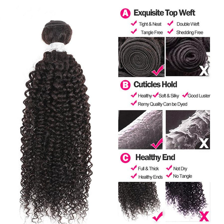 Brazilian Kinky Curly Hair weave bundles