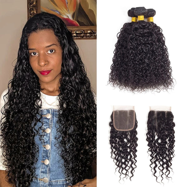 4 Bundles Jerry Curly Human Hair Bundles