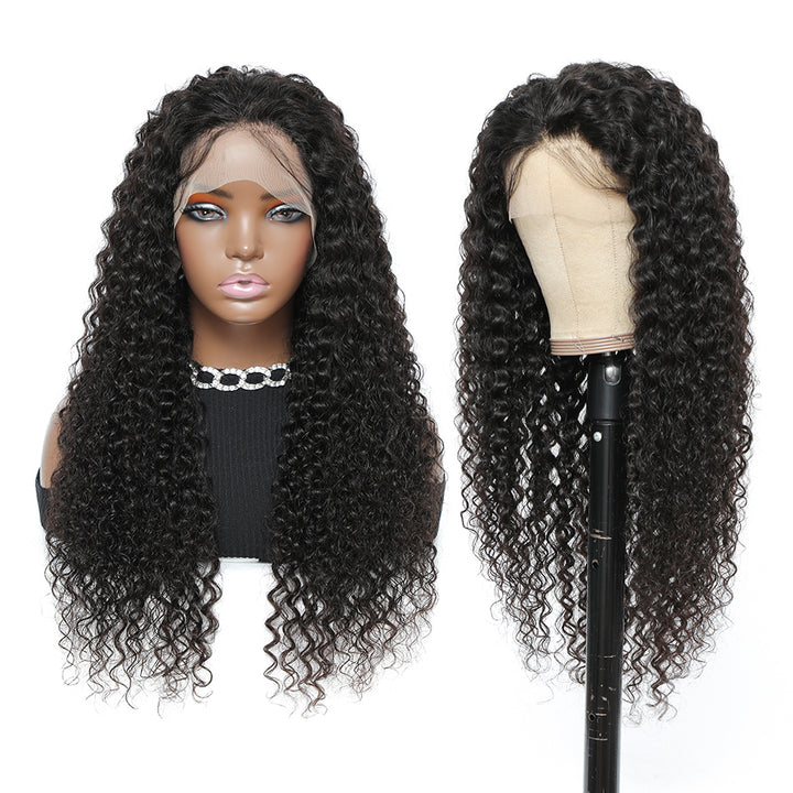 brazilian kinky curly wave  hair lace front wig