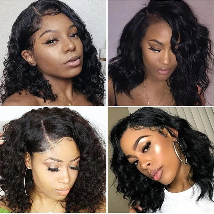  Deep Curly Wave HD Lace Bob wig