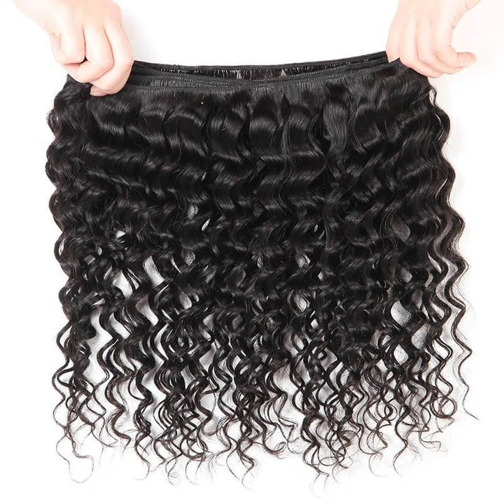 Virgin Brazilian Hair  Deep Wave 4 Bundles