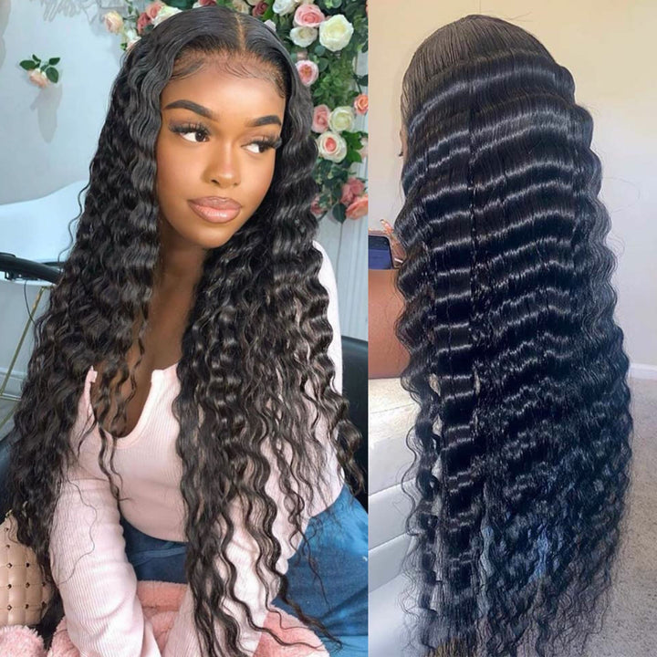 Deep Wave Lace Frontal Wigs