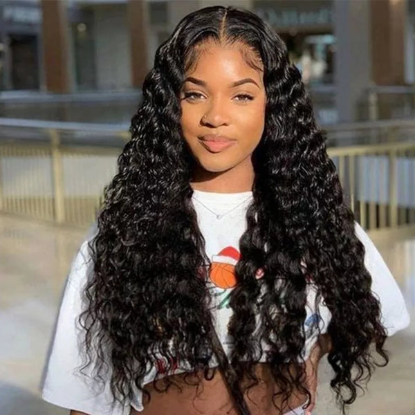 Deep wave 13*4 Hd Lace Front Wig