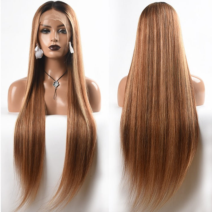Highlight Lace Front Human Hair Wigs