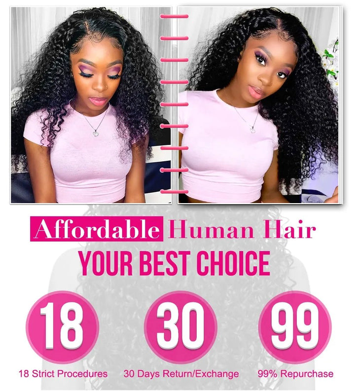 Jerry Curly Wave Full Lace Front Wigs