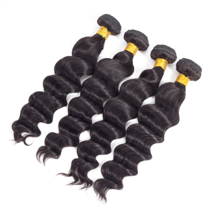 Brazilian Loose Deep Wave Weave Virgin Human Hair Bundle