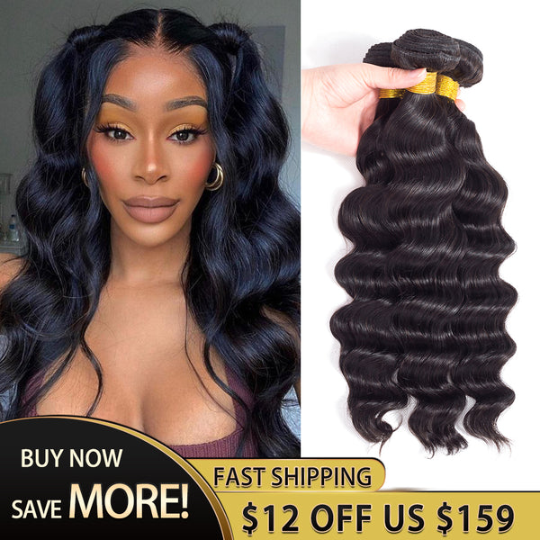 Virgin Brazilian Deep Loose Wave Hair 