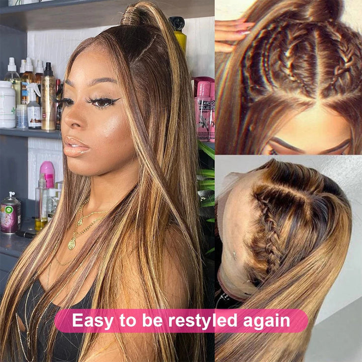 Brazilian Human Hair Lace Frontal Wigs