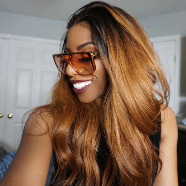  T1B/30 Ombre Hair Wigs 