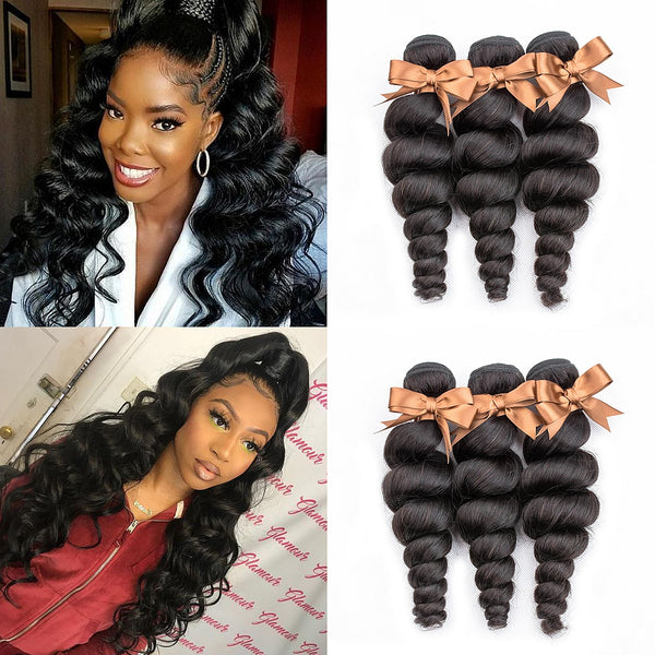 Brazilian Loose Wave Weave Virgin Human Hair Bundle