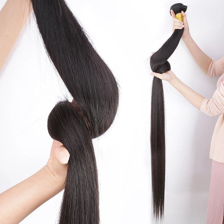 Virgin Malaysian Human Hair Straight 4Bundles