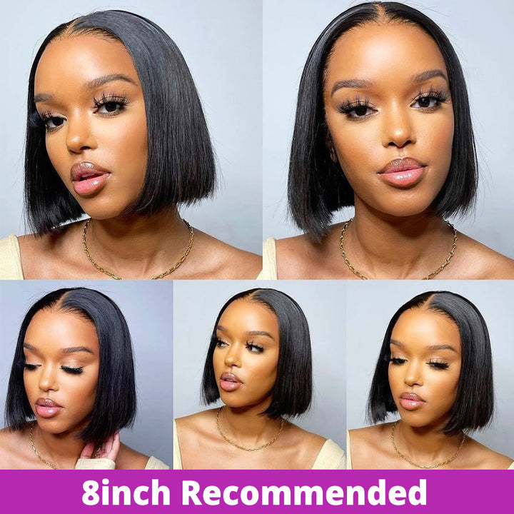 Straight Lace Frontal Bob Wig