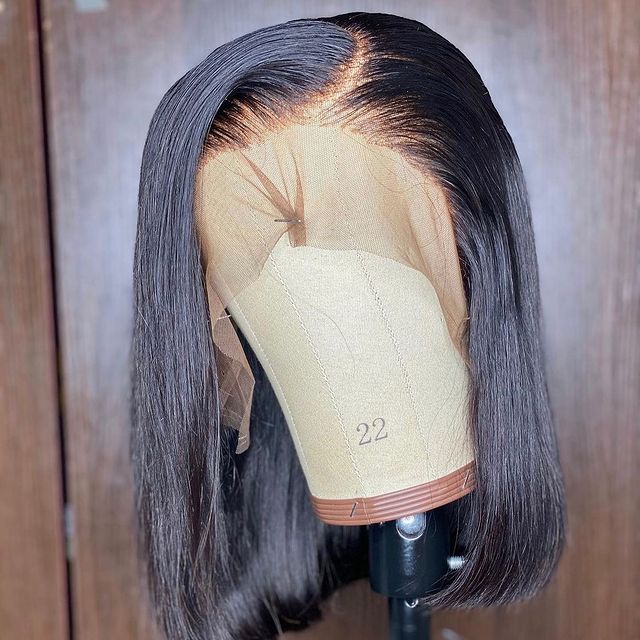 silky straight wave bob wig
