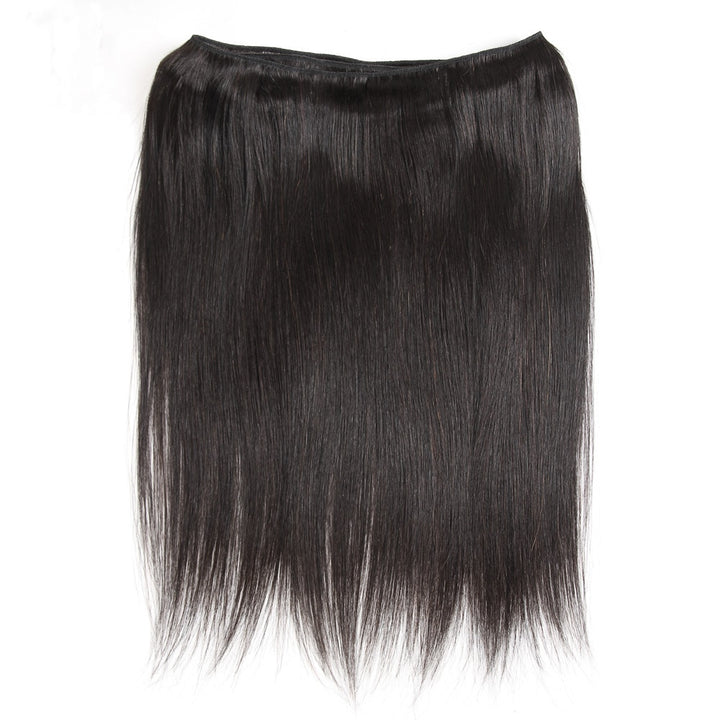 Malaysian Straight Virgin Hair 4 Bundles with 4*4 Lace Closure