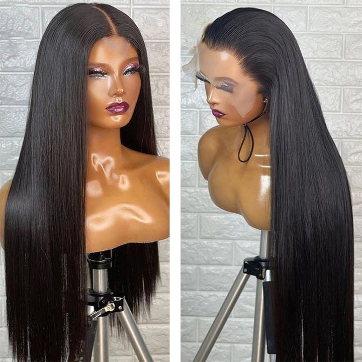 Virgin Brazilian Straight Hair 13x6 Lace Front Wig